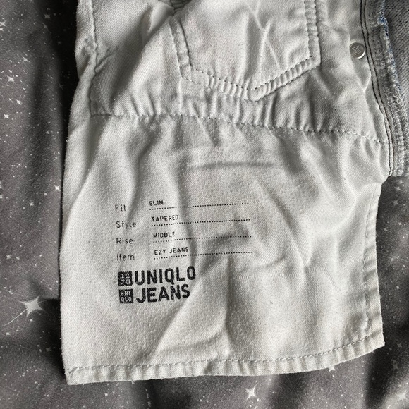Blue Uniqlo Slim EZY Jeans - Picture 2 of 4